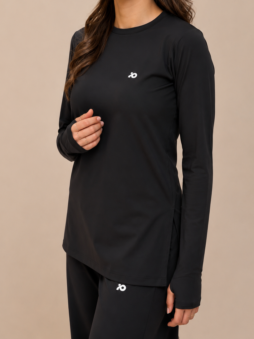 Black Long Sleeve Top