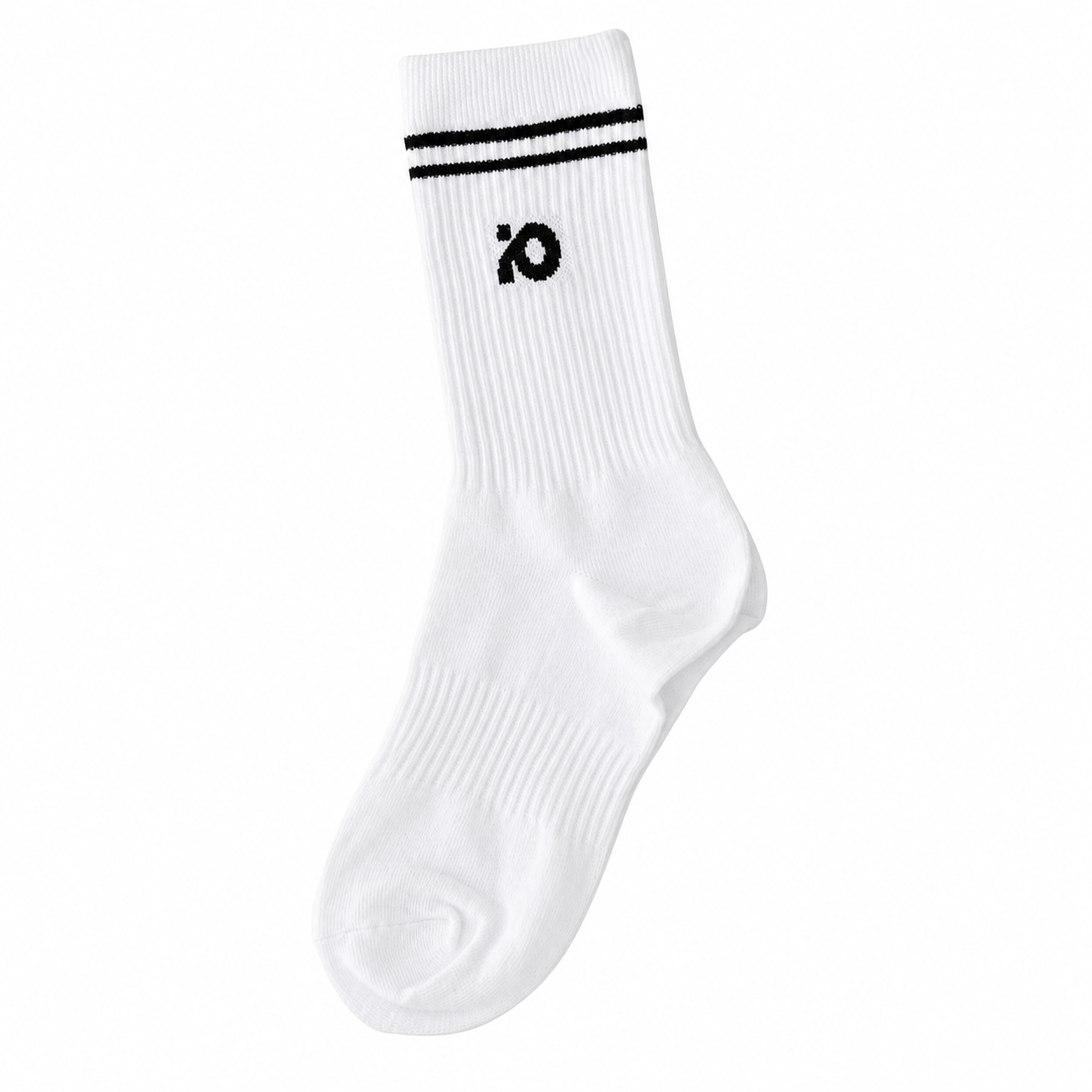 Unisex io single socks white
