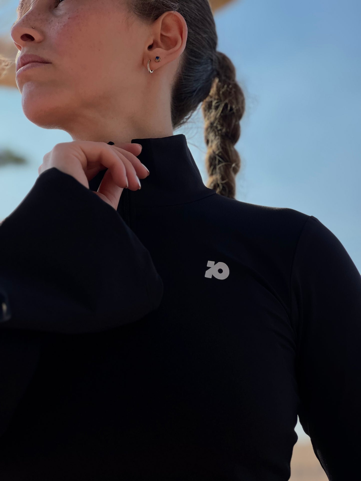 Black Flared Top
