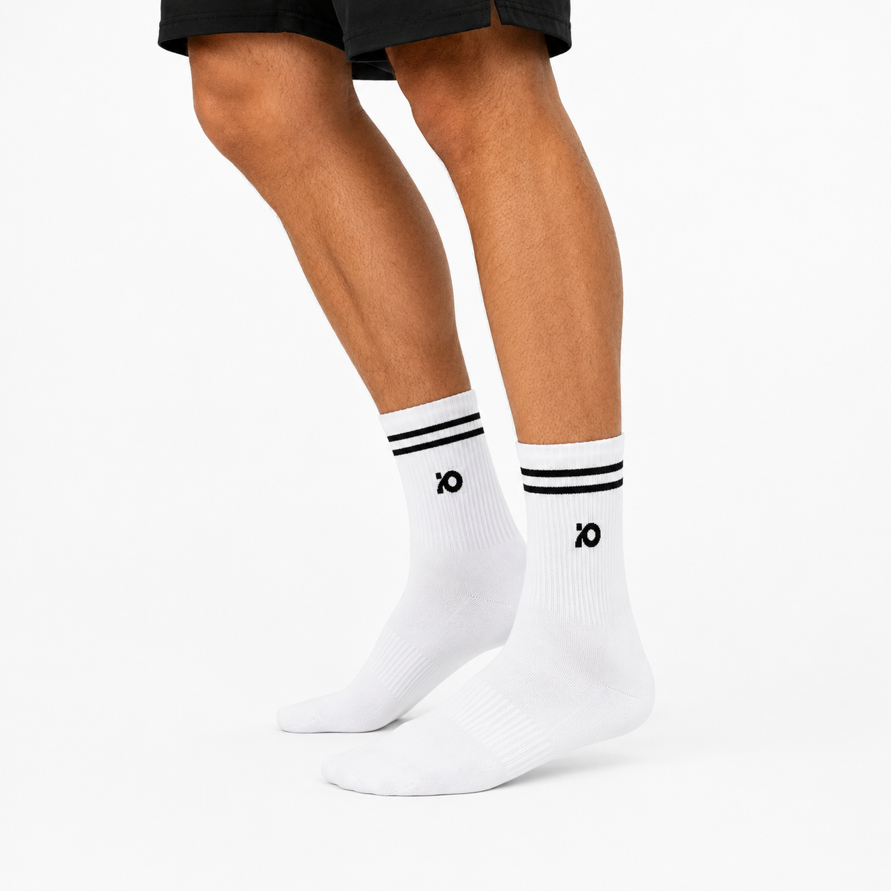 Unisex io single socks white