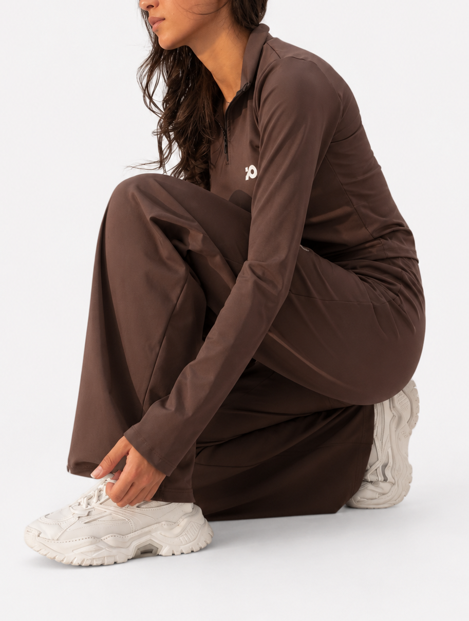 Chocolate Brown Wide Leg Pants