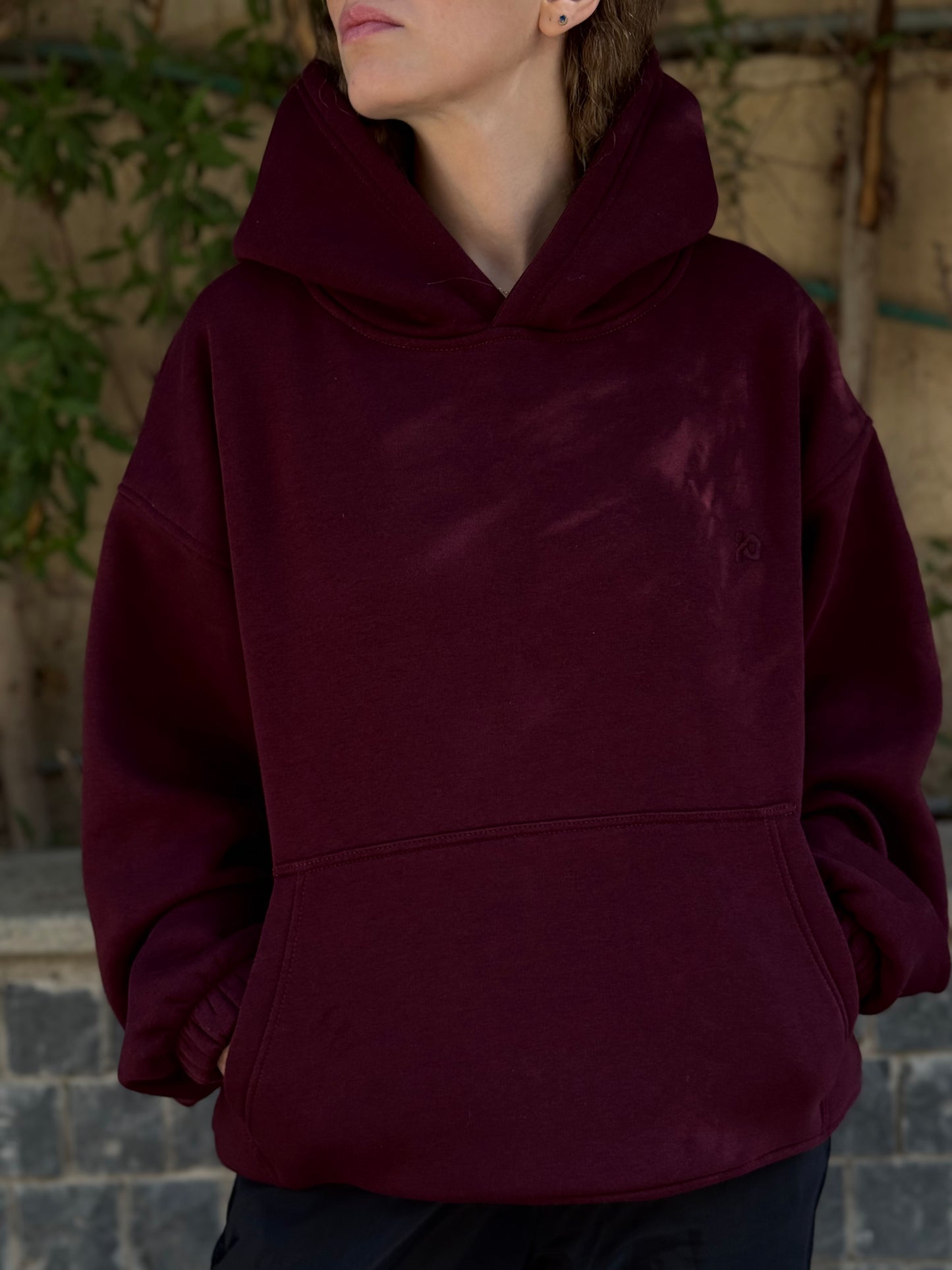 Wine Red Hoodie