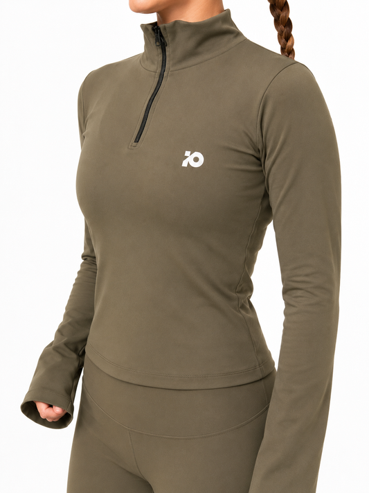 Matcha Green Flared Top