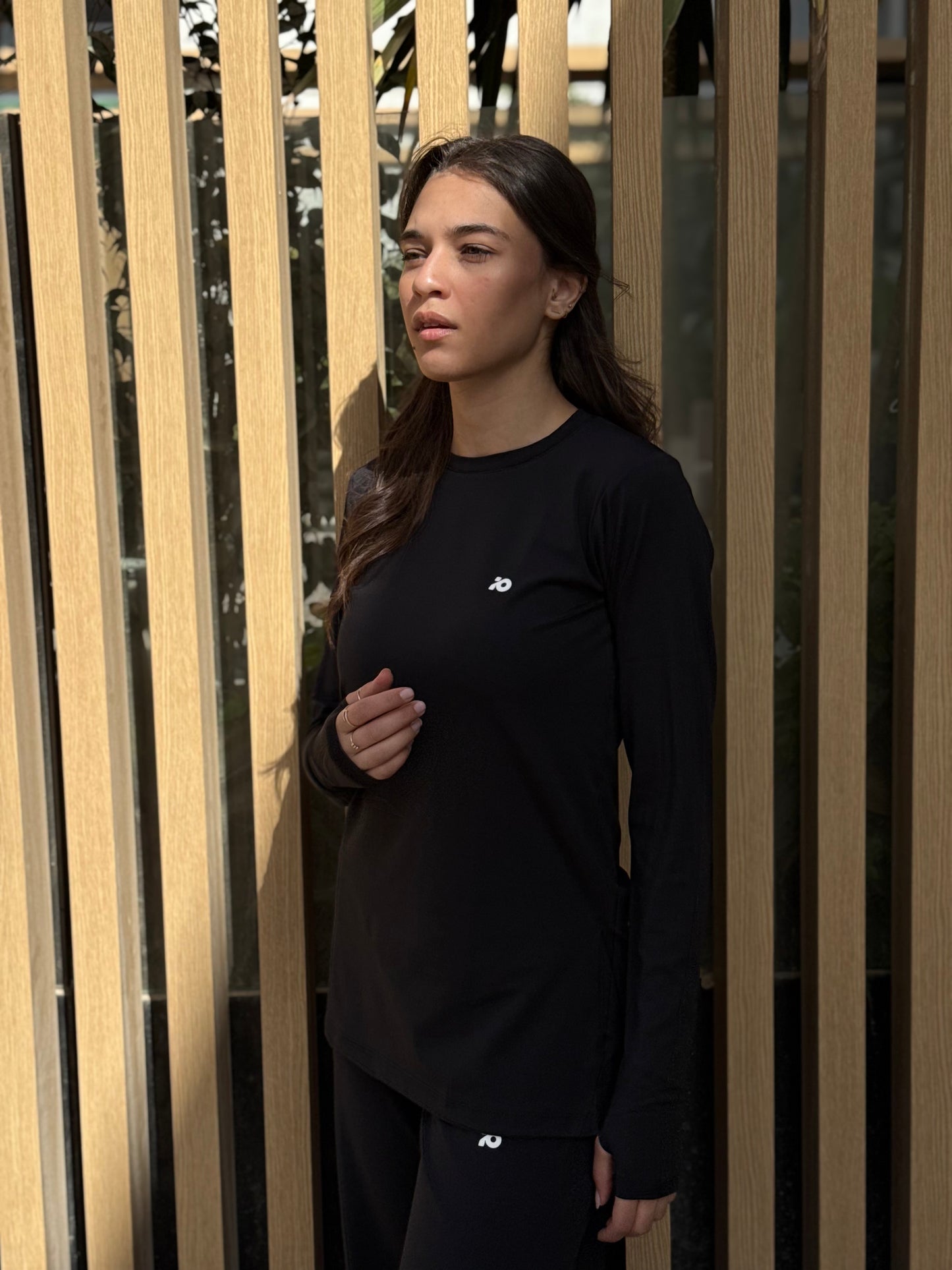Black Long Sleeve Top