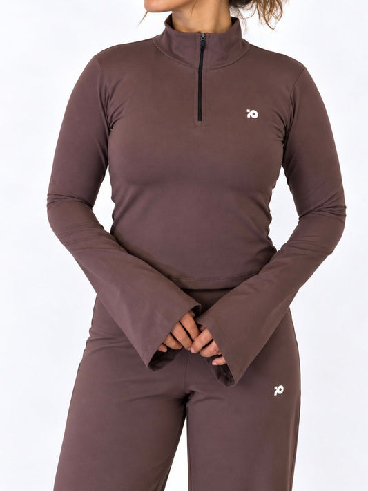 Espresso Mauve Flared Top