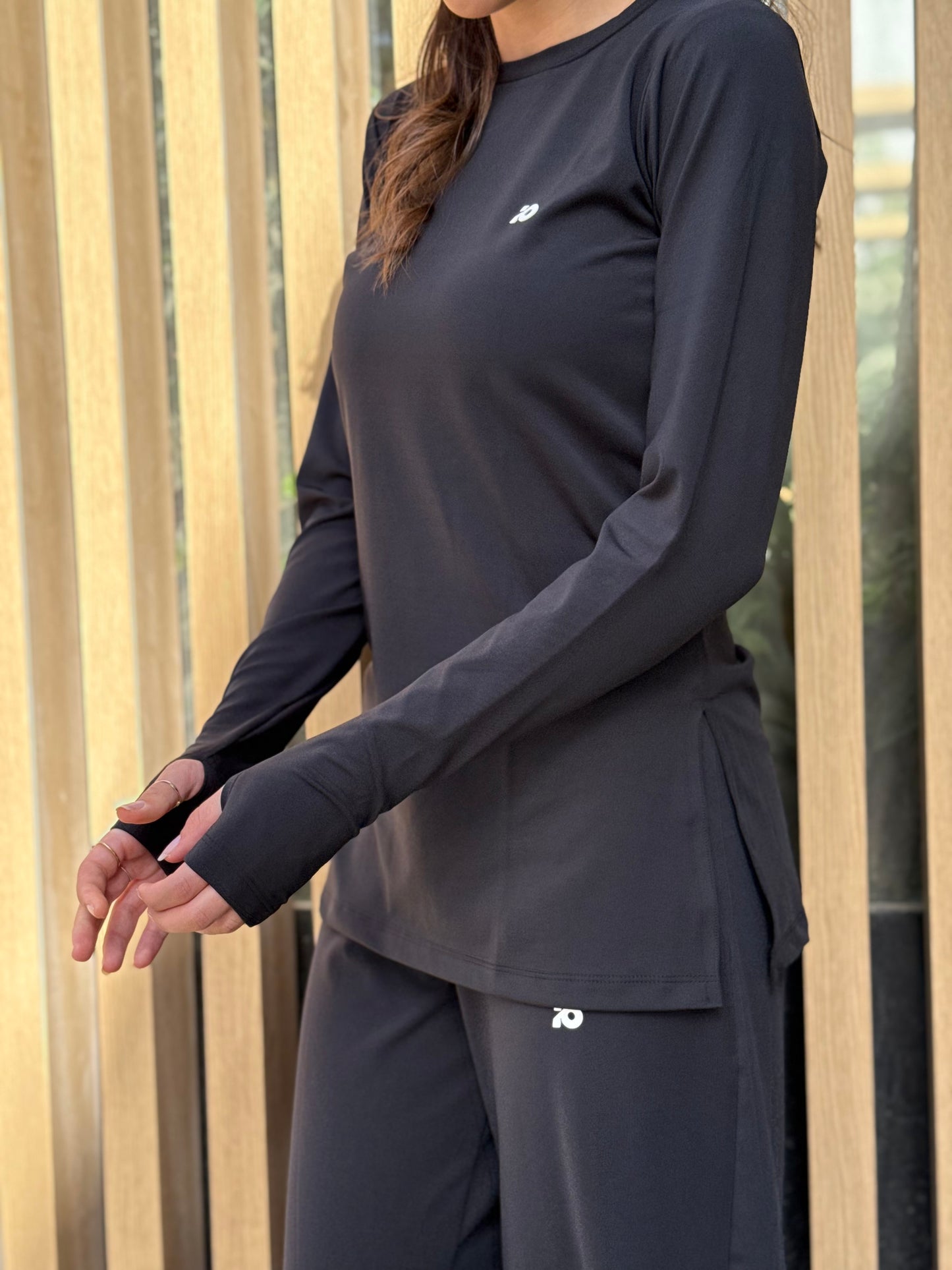 Black Long Sleeve Top