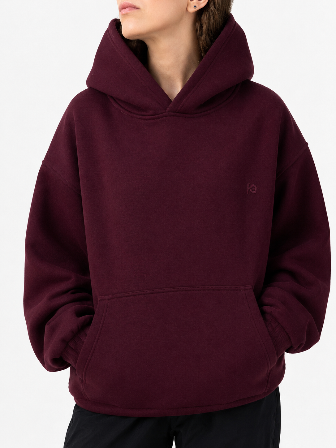 Wine Red Hoodie