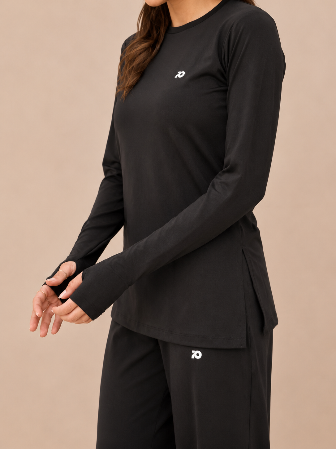 Black Long Sleeve Top
