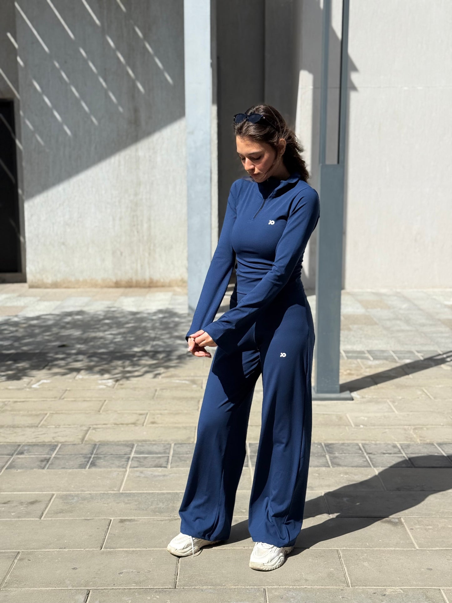 Blue Navy Wide Leg Pants
