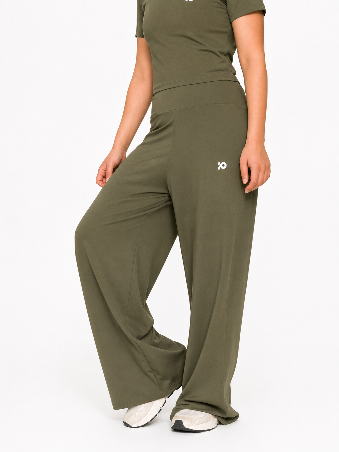 Matcha Green Wide Leg Pants