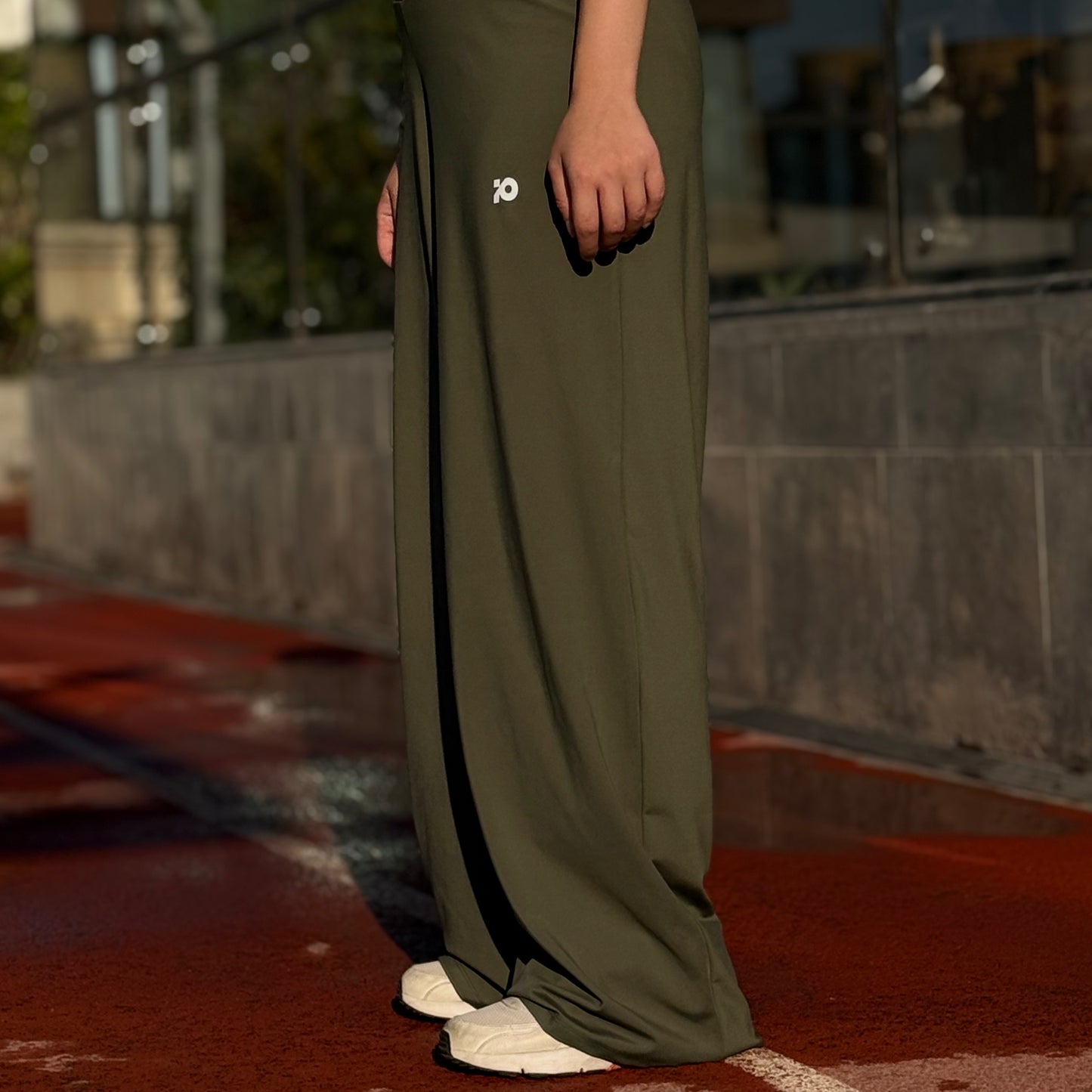 Olive Green Wide Leg Pants