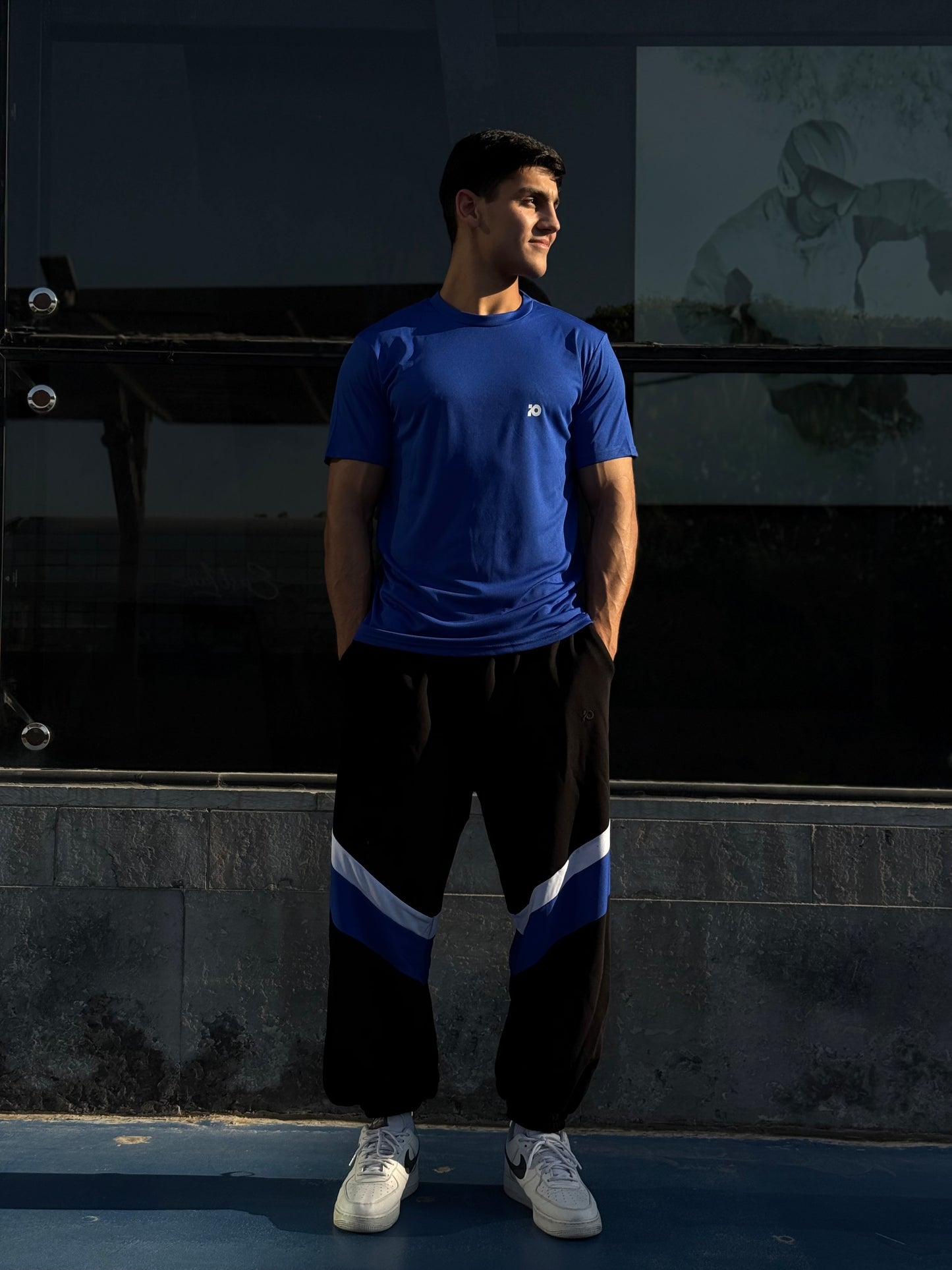 Blue Ray Joggers (Black)